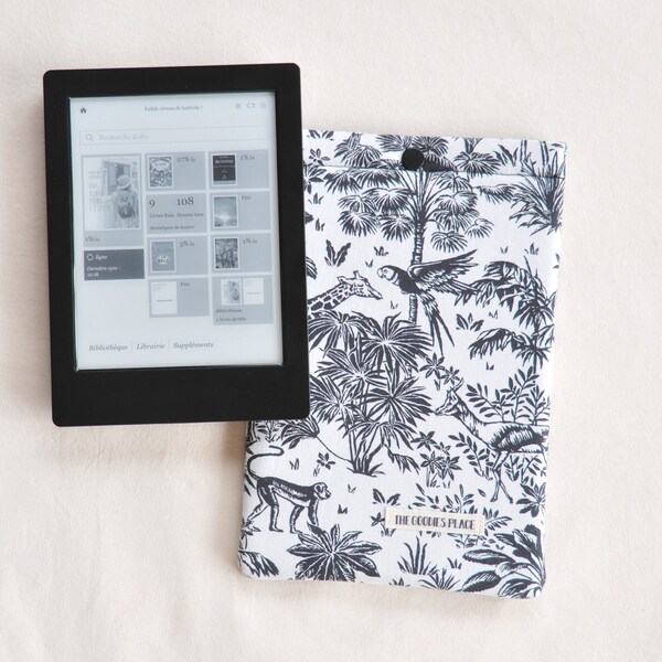 Reader cover, e-reader sleeve - case, padded pouch, Kindle Paperwhite, Oasis, Scribe, Kobo Libra, Sage, Nia, Clara, Elipsa