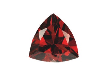 Rhodolite Garnet Trillion Cut Rough Cut Loose Gemstone 1A Quality 9mm TGW 3.30 cts.
