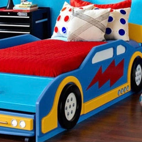 DIY Kids' Racing Car Bed Woodworking Plans Etsy