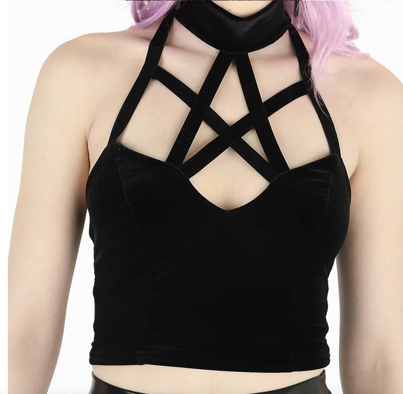 pentagram halter top