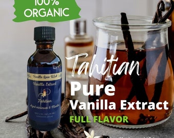 PURE VANILLA EXTRACT (Aged in Oak Whiskey Barrels)