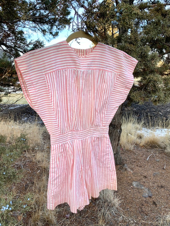 Cute 1960’s Pink and White Romper