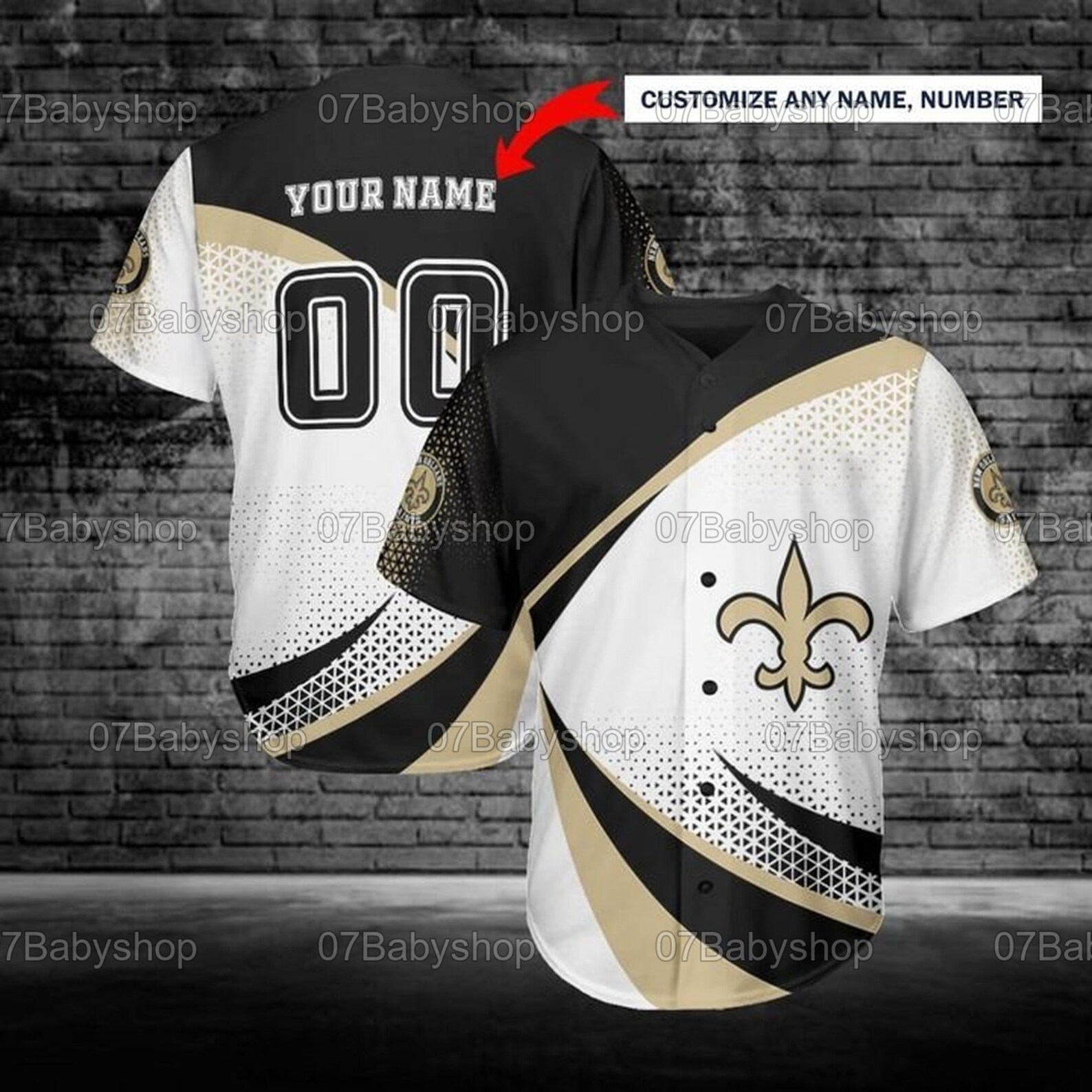 saints baseball shirt