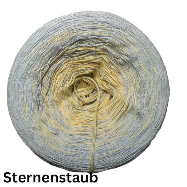 Bobbel, Farbverlaufsbobbel, Farbverlaufsgarn, "Sternenstaub"