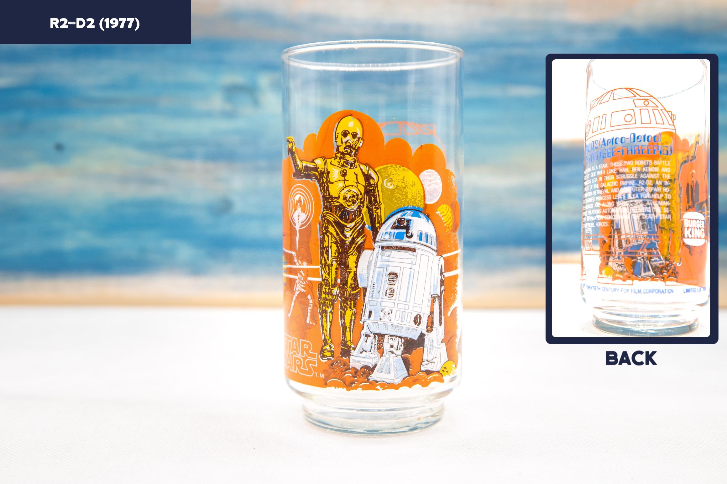 Vintage Star Wars Glasses, Burger King and Coca-cola Promotional