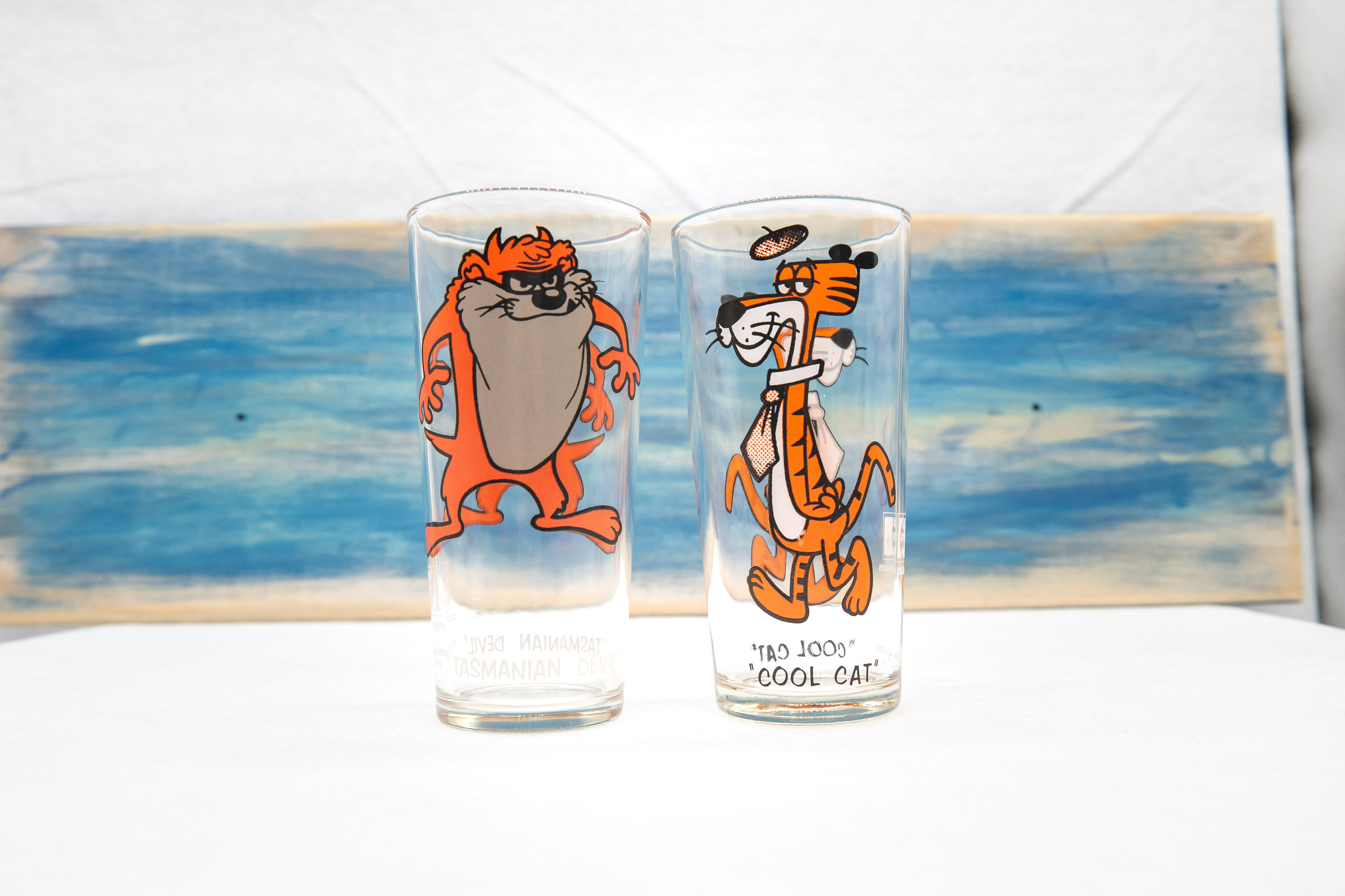 ルーニー・テューンズ PEPSI グラスセット 16個 Vintage 1973 Warner Bros. Pepsi Glass Collection - Looney
