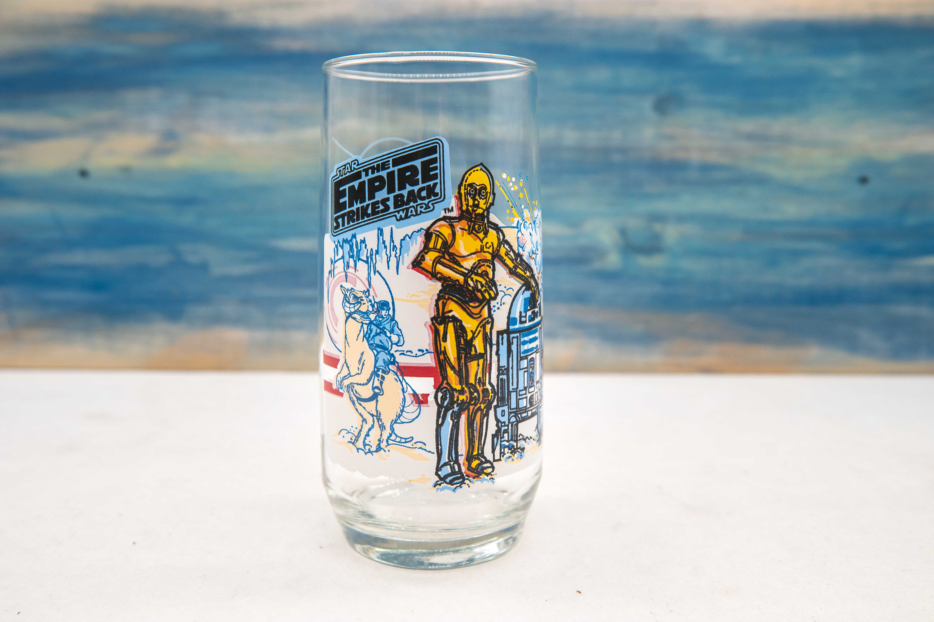 Vintage 1980 Burger King Star Wars Glasses, 'the Empire