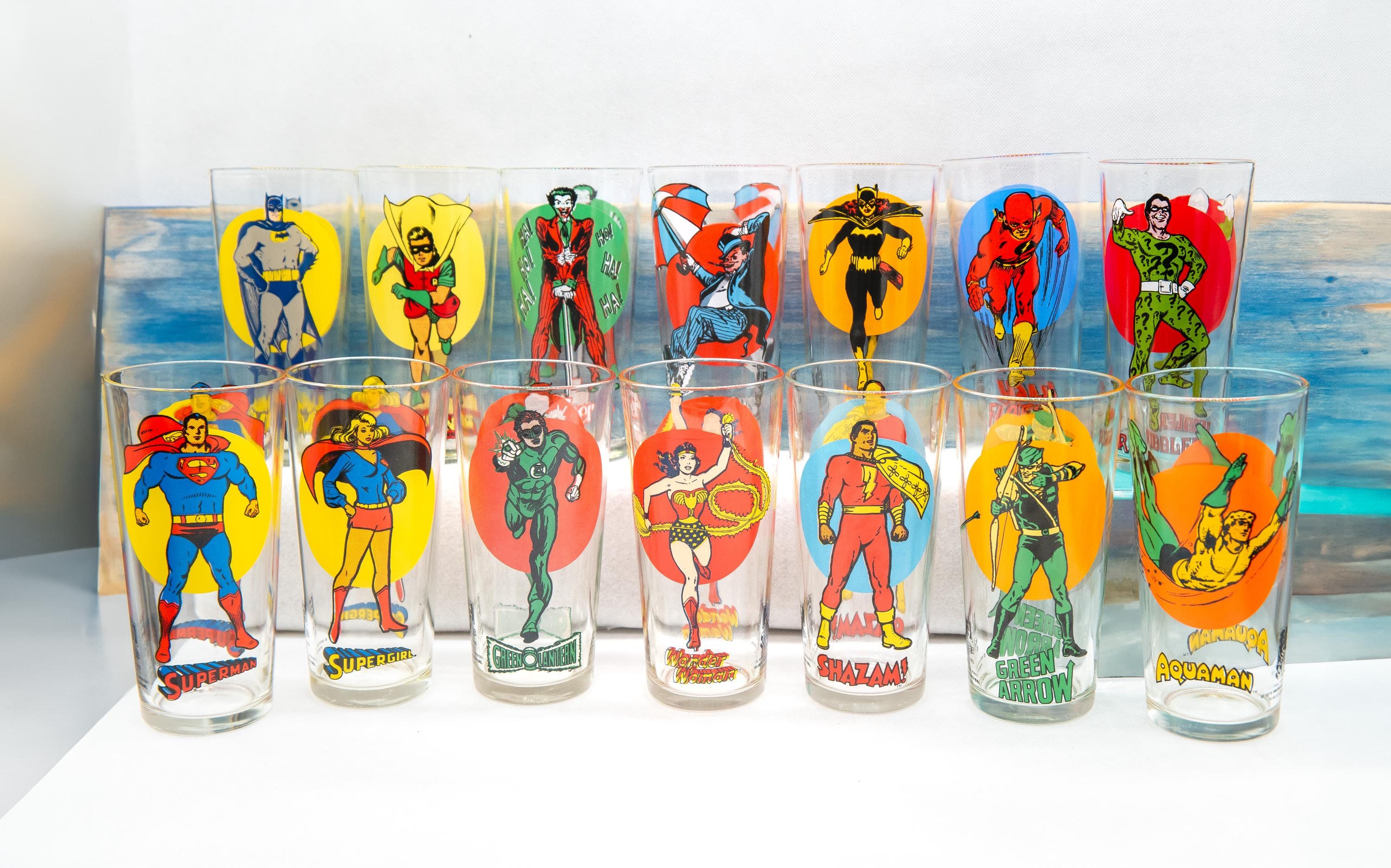 Vintage 1976 Pepsi Super Series DC Comics Superhero Drinking Vintage 1976 Pepsi Super Series DC Comics Superhero Drinking