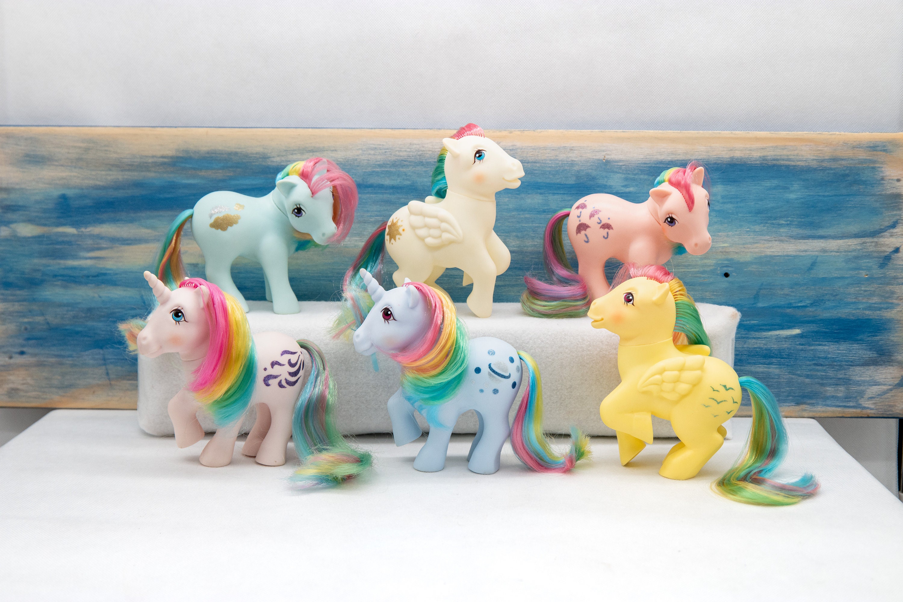 Vintage 1983 My Little Pony, Year 1, Original Six Rainbow Vintage 1983 My Little Pony, Year 1, Original Six Rainbow