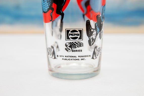 Vintage 1976 Pepsi Super Series DC Comics Superhero Drinking Vintage 1976 Pepsi Super Series DC Comics Superhero Drinking