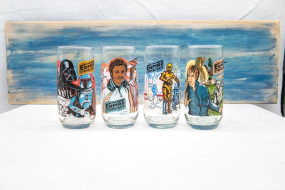 star wars vintage burger king glasses Values - MAVIN