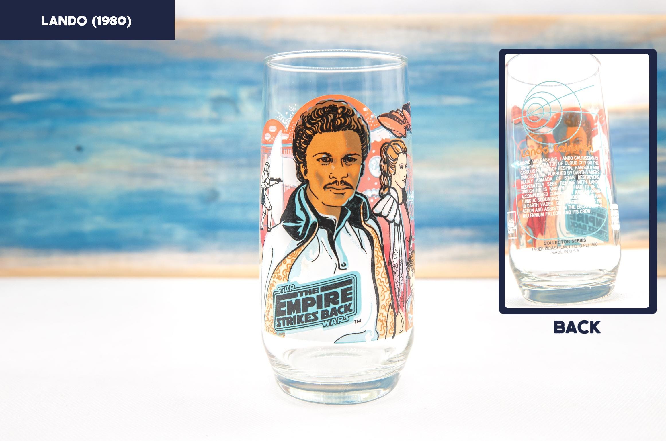 Vintage Star Wars Glasses, Burger King and Coca-cola Promotional