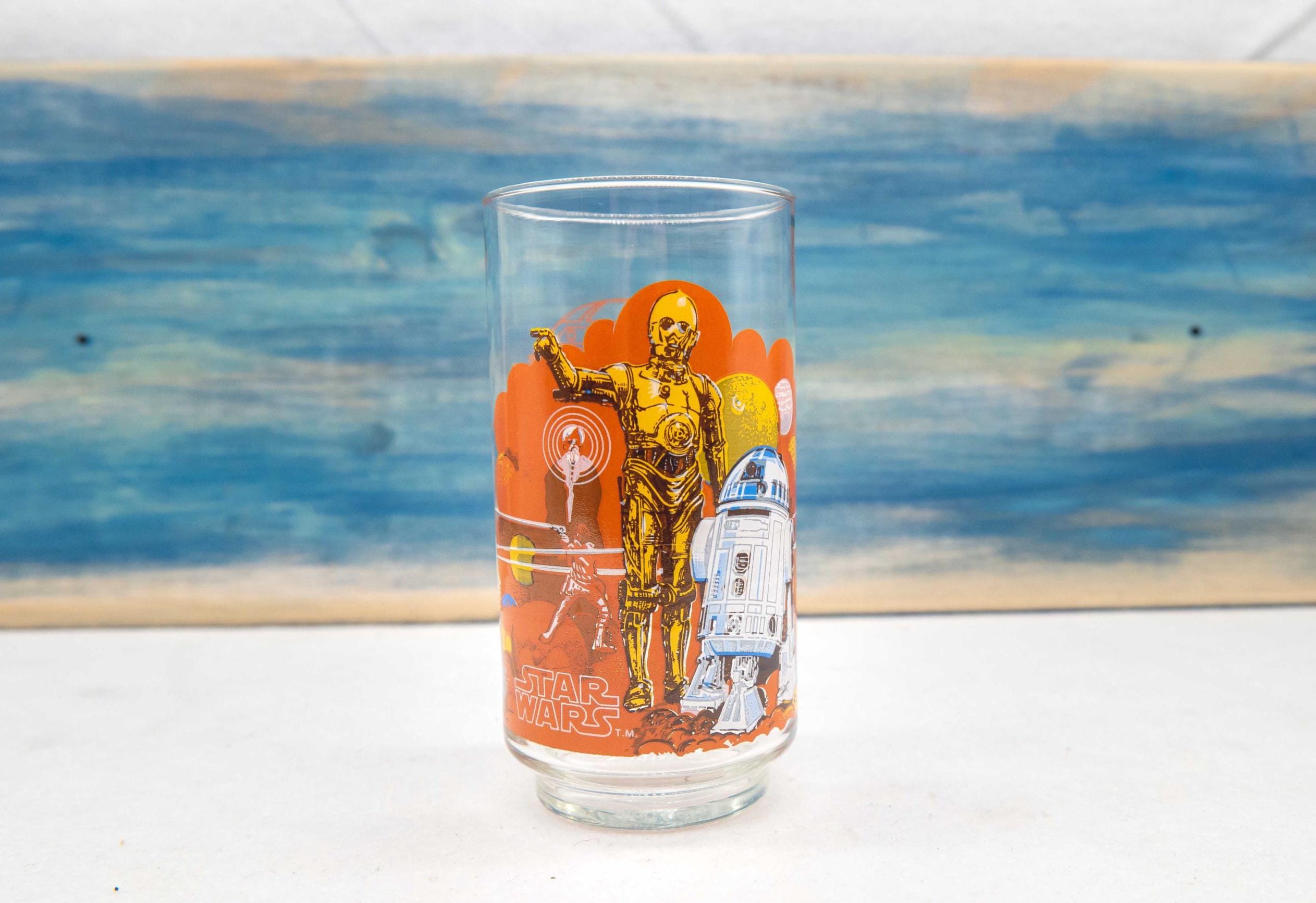 Lasgo Star Wars Trinkgläser – R2-D2 & C-3PO, 15 Cm Hoch, Spülmaschinengeeignet, 2er-Set