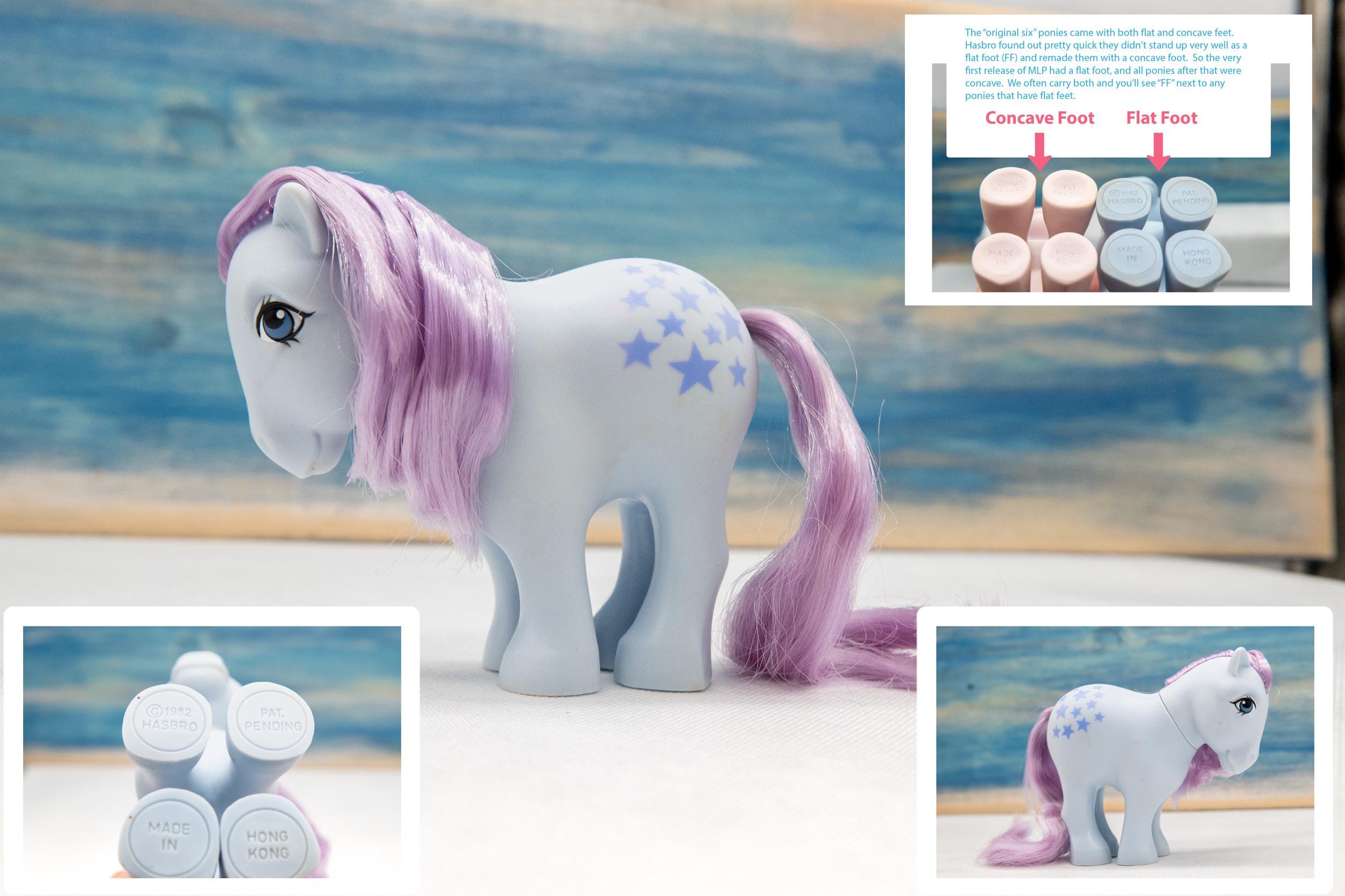 Vintage 1982 My Little Pony, Year 1, the Original Six, G1
