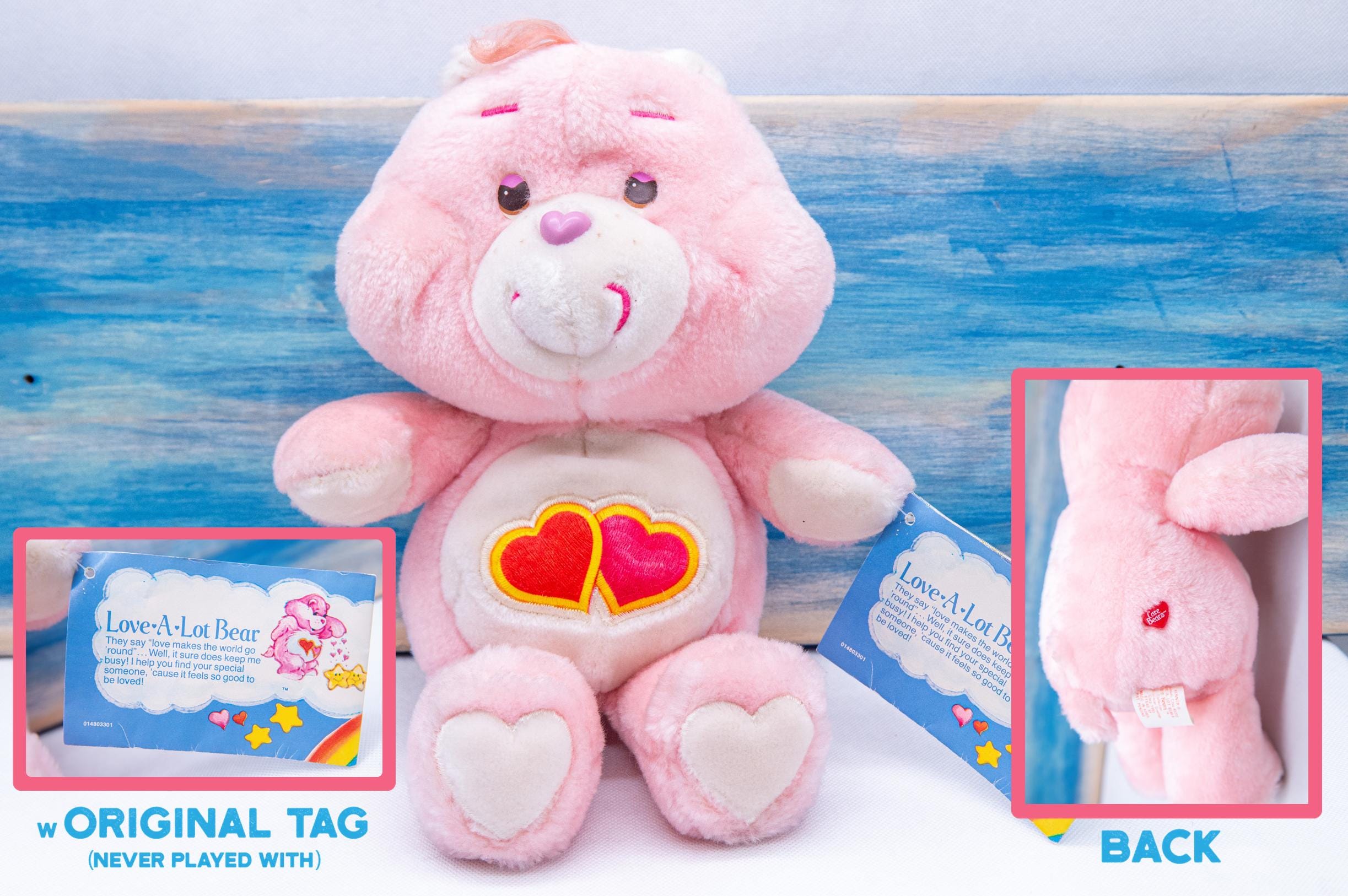 Vintage 1983 Care Bear™ Plush Animals by Kenner®, Year 1