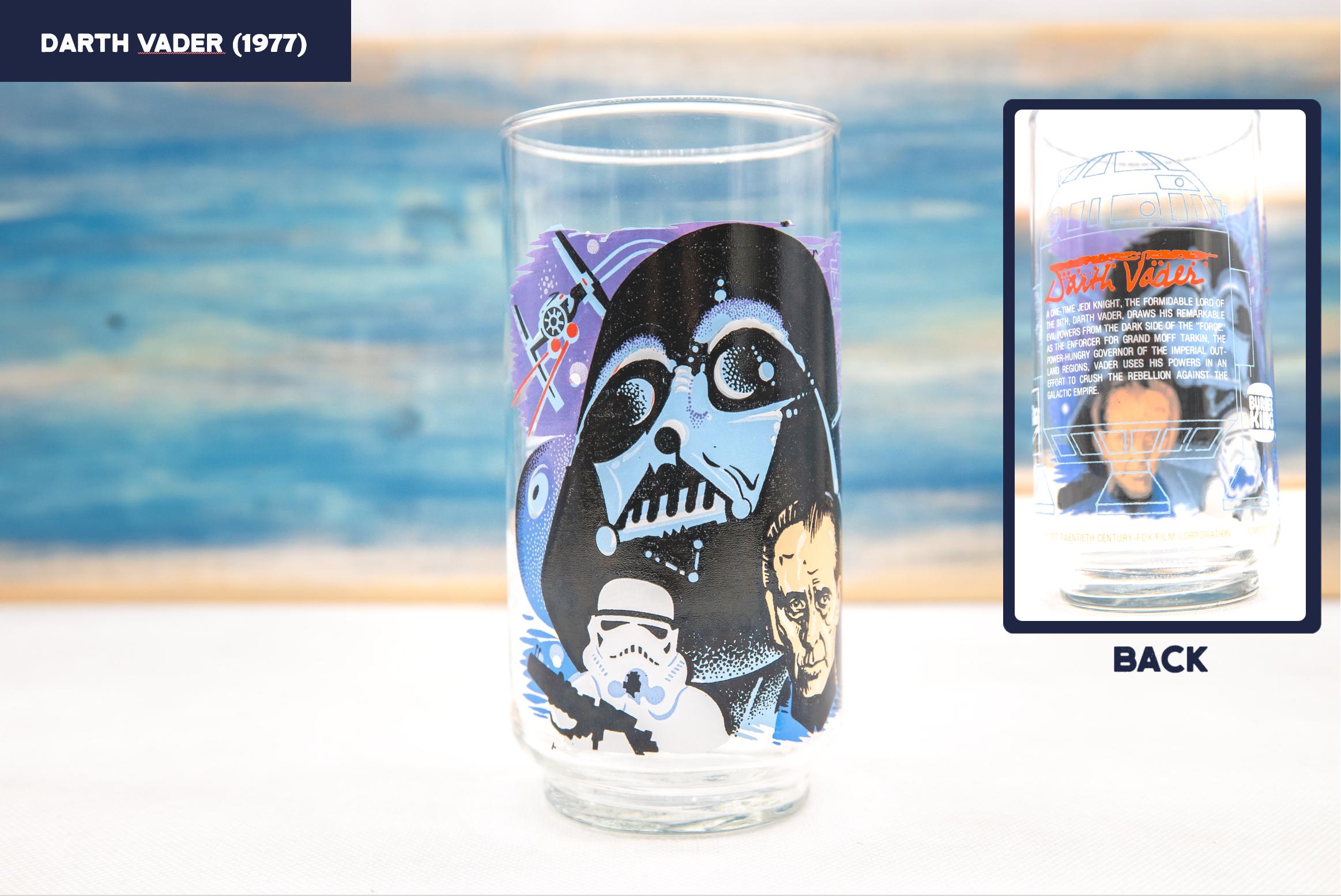 Vintage Star Wars Glasses, Burger King and Coca-cola Promotional