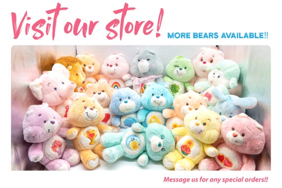 Care Bears 1983年　ヴィンテージ　4点セット　稀 Vintage Care Bear Wish Bear 1983 Plush 14