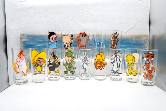 Vintage 1973 Warner Bros. Pepsi Glass Collection - Looney Vintage 1973 Warner Bros. Pepsi Glass Collection - Looney