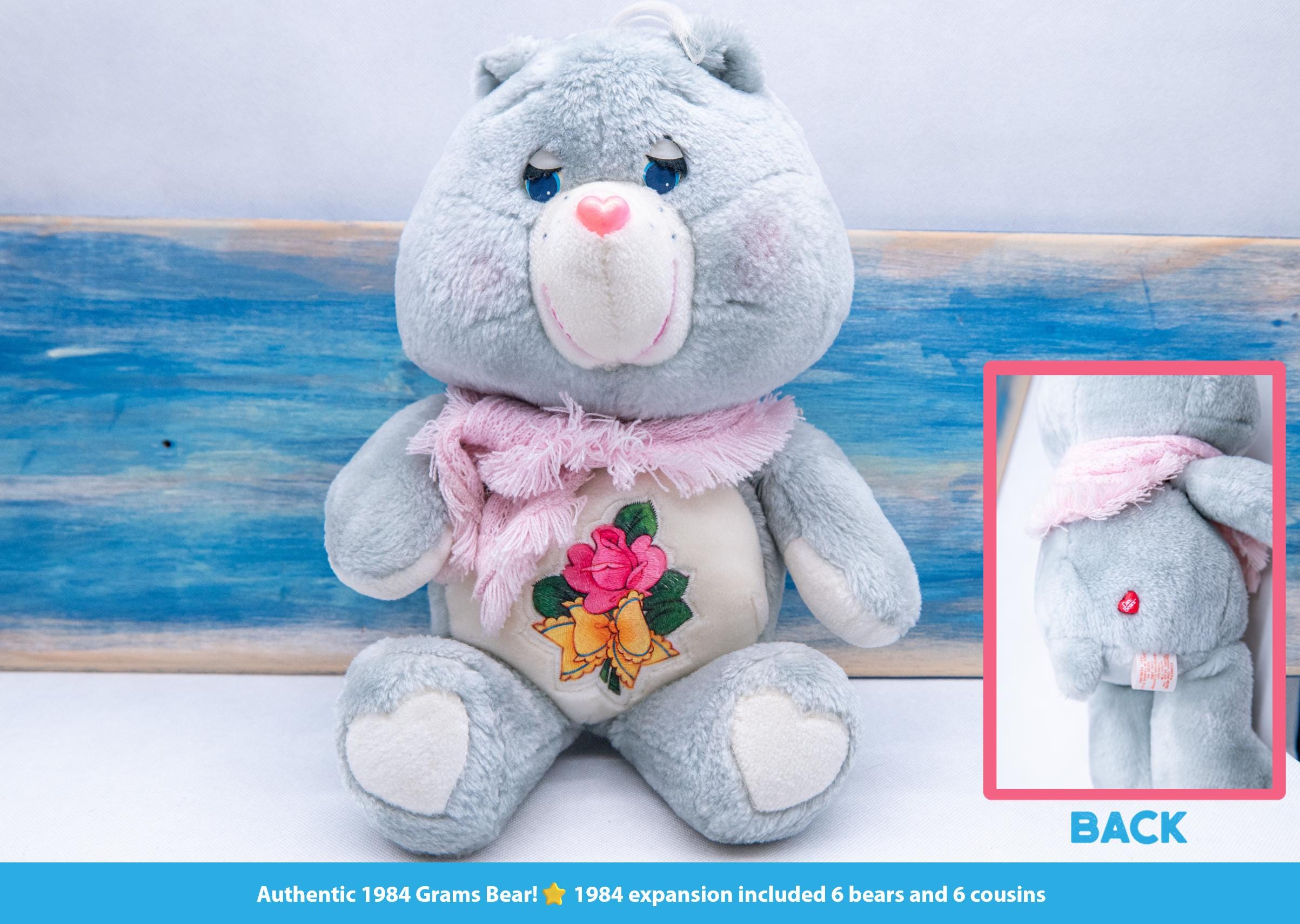 Vintage 1983 Care Bear™ Plush Animals by Kenner®, Original Ten