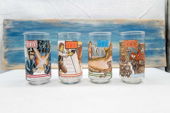 Star Wars Glasses 10 Oz. (Set of 4): Mixed Drinkware Sets