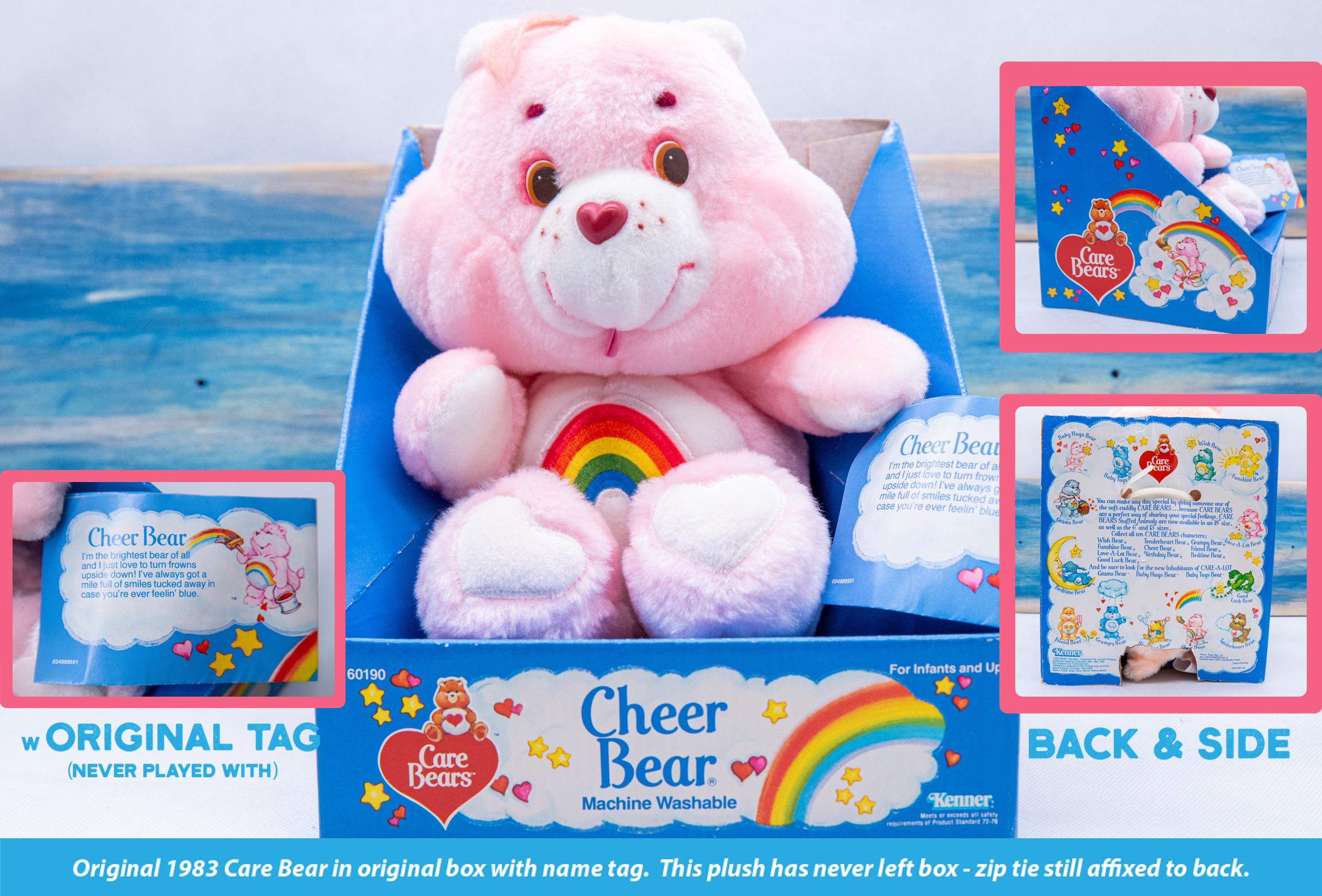 Vintage 1983 Care Bear™ Plush Animals by Kenner®, Year 1
