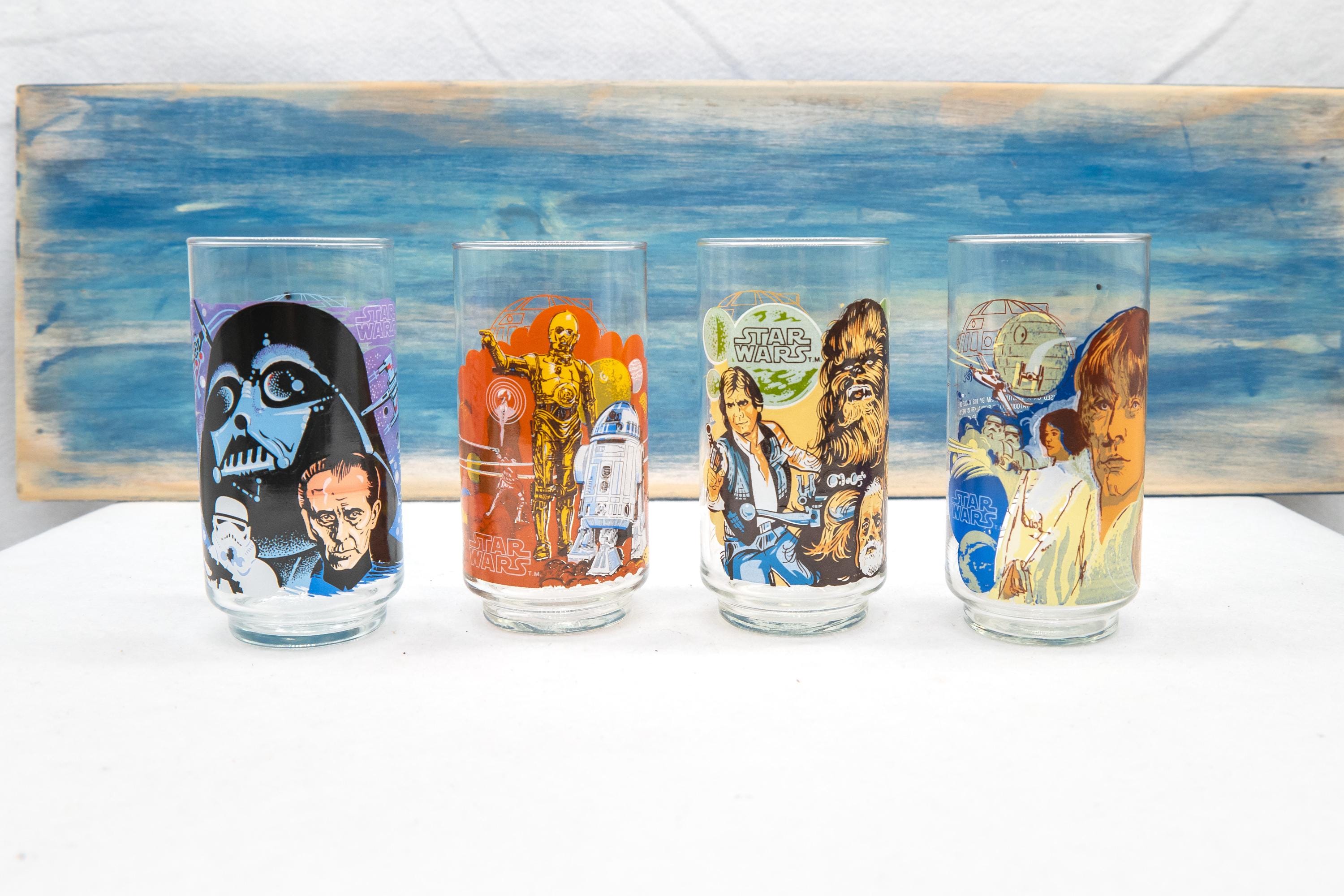 Vintage 1977 Burger King Star Wars  'A New Hope' Glasses, Coca-Cola Promotion