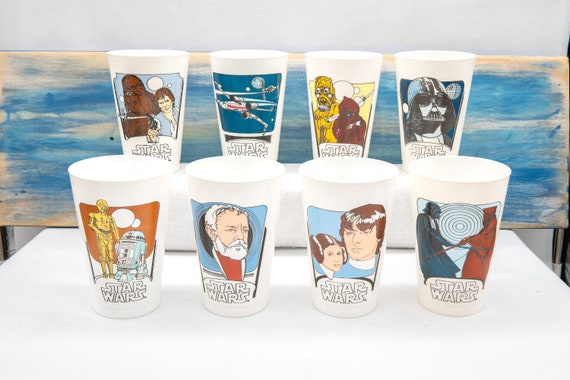 Vintage Star Wars 1977 Coca cola Plastic Cups Rare Official Film Merchandise FREE SHIPPING Etsy Canada