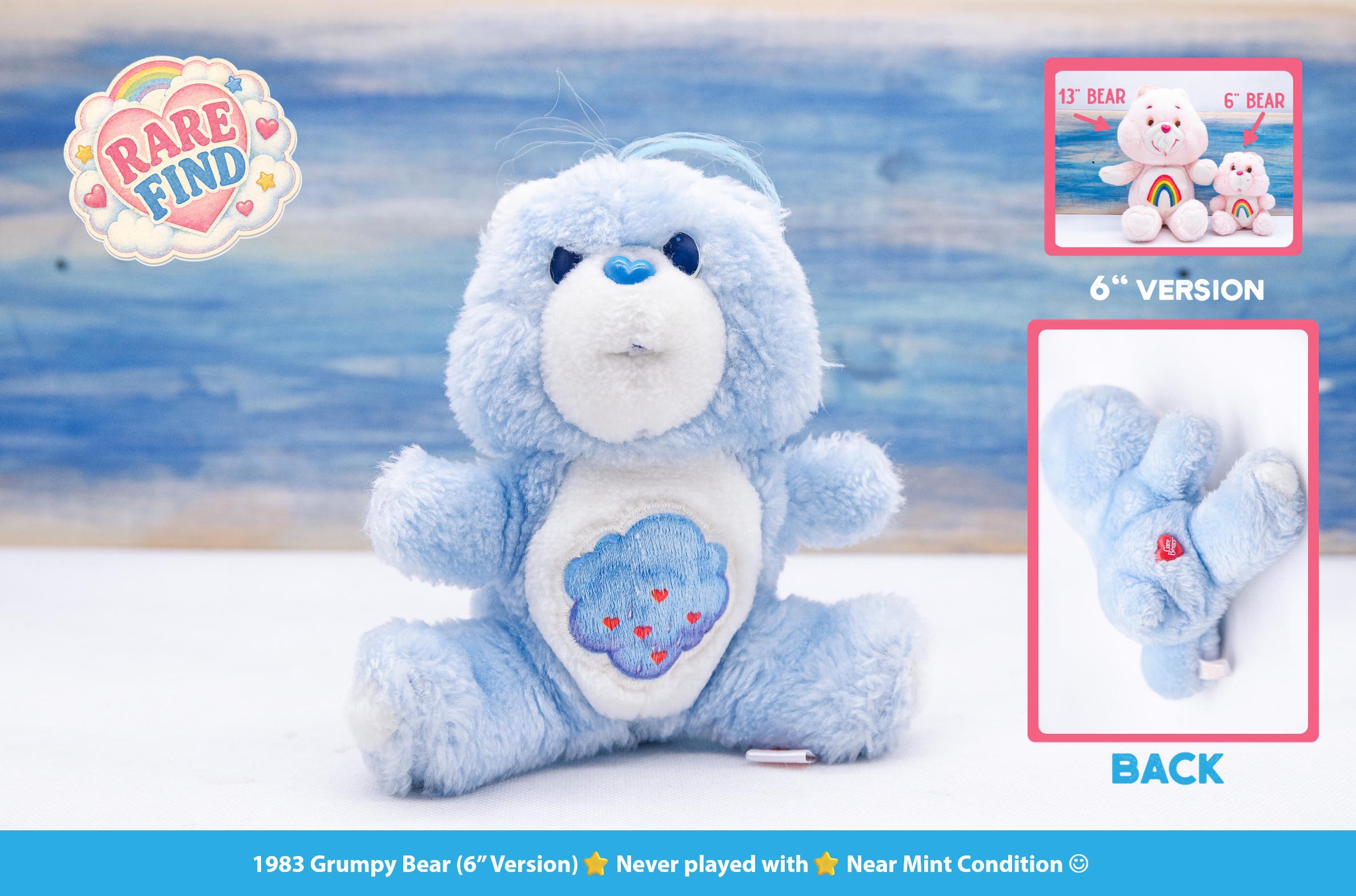 Vintage 1983 Care Bear™ Plush Animals by Kenner®, Original Ten