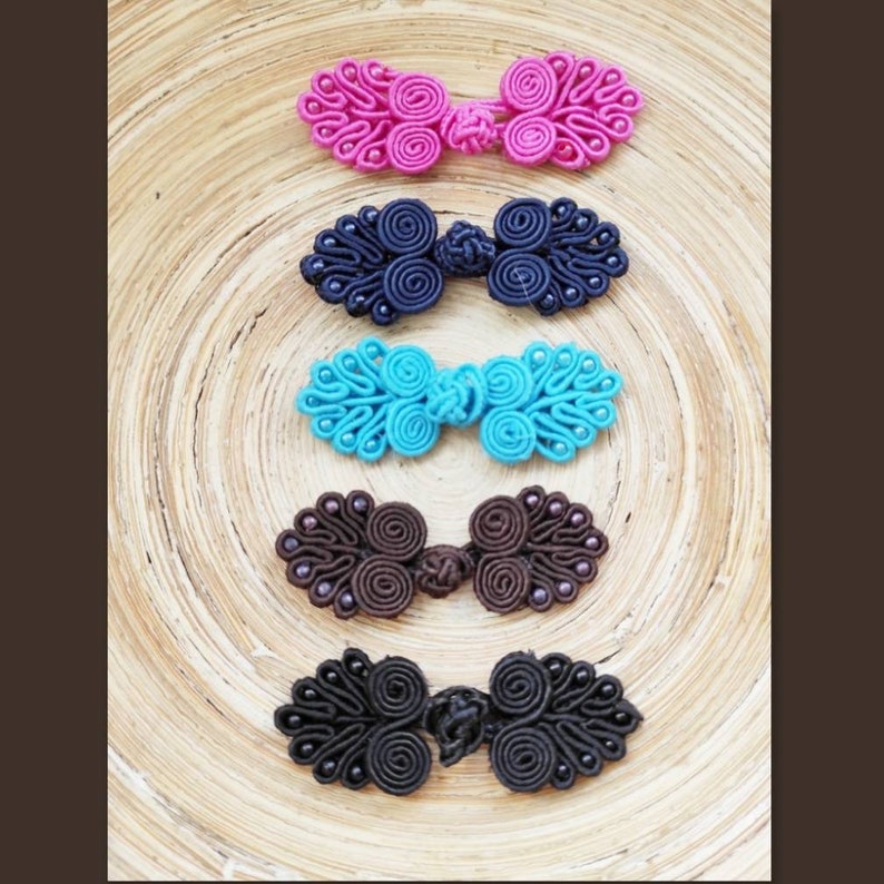 Broche pasamanería para cerrar chaquetas, pañuelo, pasminas, cerrar capa, abrochar abrigos, regalo útil y perfecto para mamás, menos de 13 e imagen 8