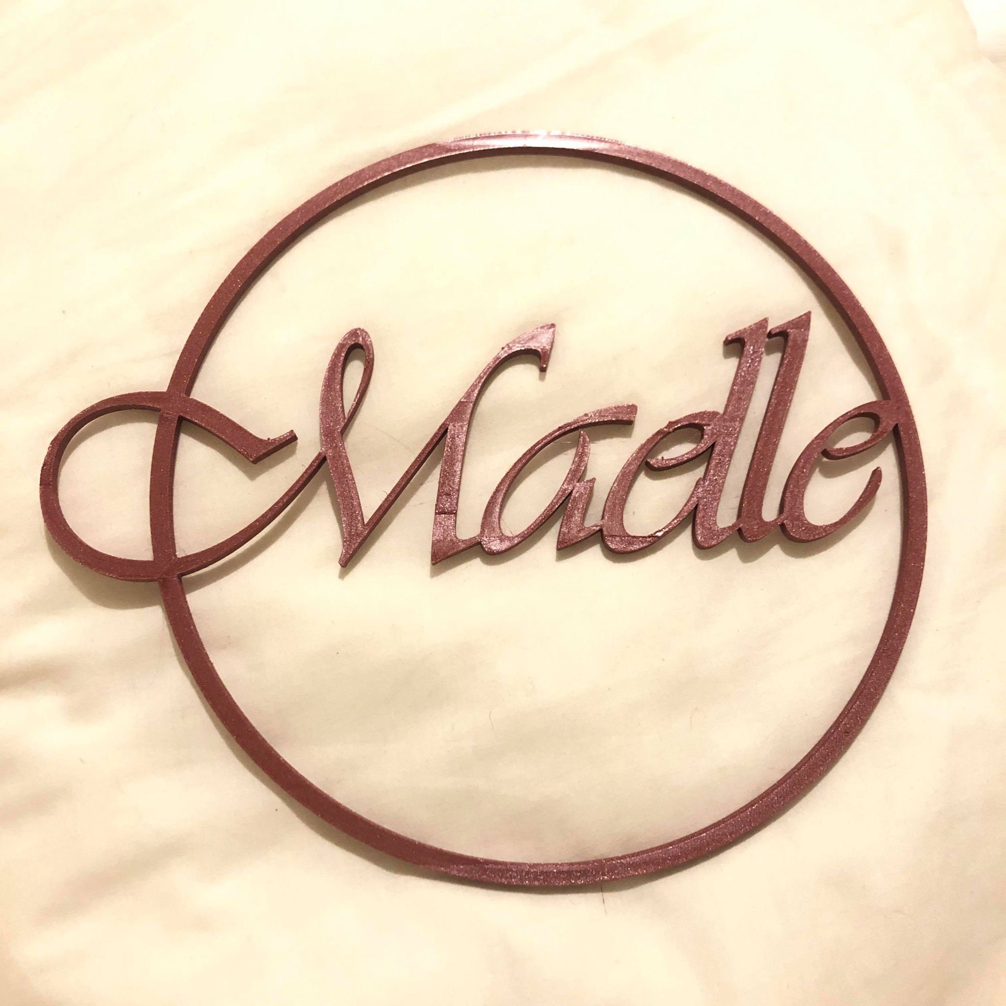 Décoration Murale avec Prénom/Initiales...