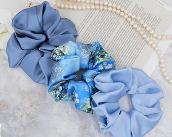22 Momme Mulberry Silk Jumbo Scrunchie, Luxury Silk Hair Tie