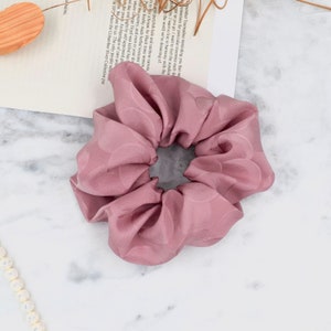 Handmade Pure Silk Large Scrunchie: Soft Hair Tie