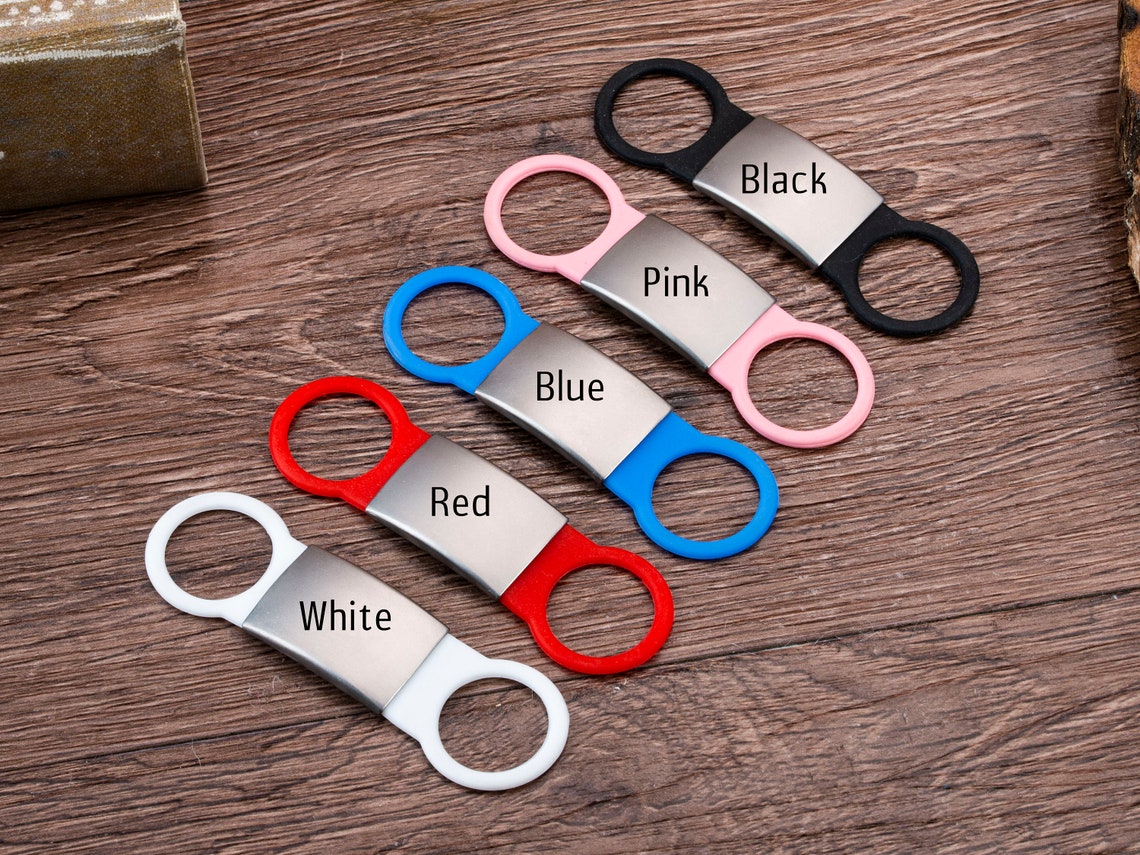 Personalized Tags Slide On Collar Engraved slide on dog tag Etsy