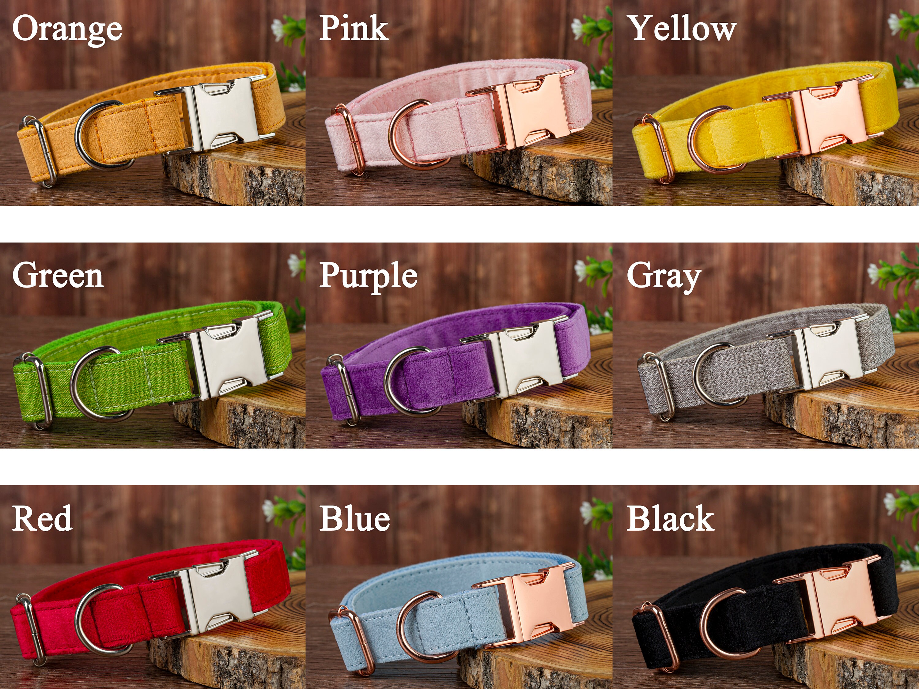 Dog Collar personalized Dog Collar Girl Dog Collar Boy Custom Etsy