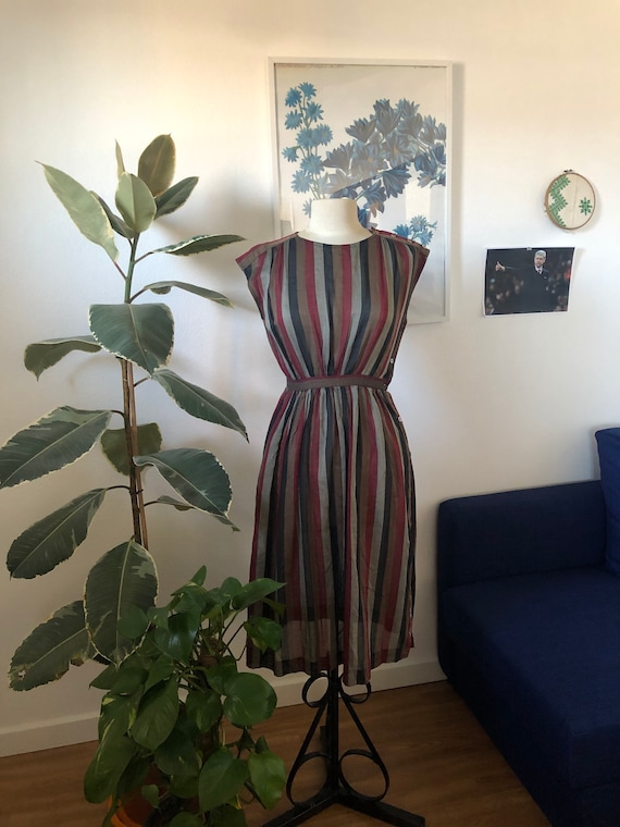 Graphic vintage dress 80’s