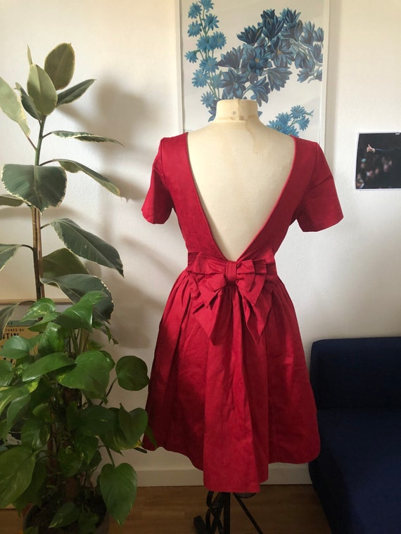 Vintage Laura Ashley ribbon dress