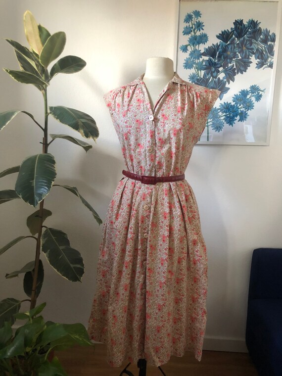 Floral vintage dress