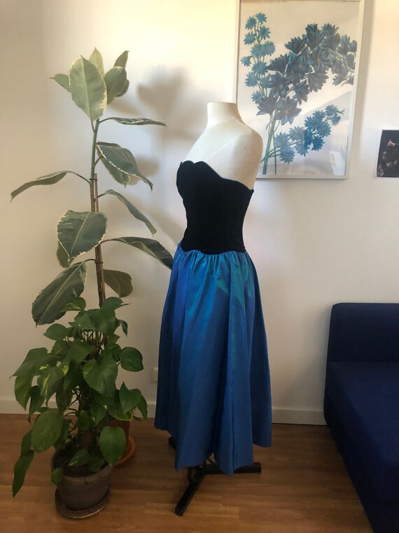 Vintage Laura Ashley Evening dress 80s