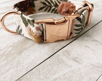 Olivia and Lemon Wildflower Print The Wildflowers Spring Flowers Floral Dog Collar