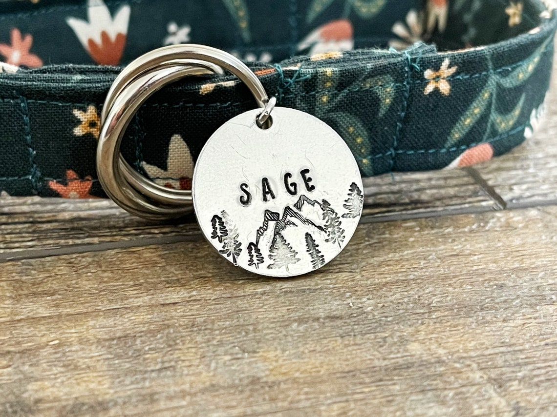 Dog tag dog collar tag personalized tag custom dog tag Etsy