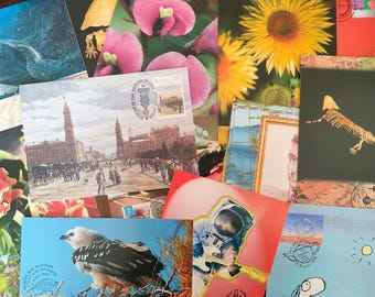 Australische Maxicard-bundel: Vooruitbetaalde internationale ansichtkaarten voor penvrienden, Postcrossing, Happy Mail en gewone post.