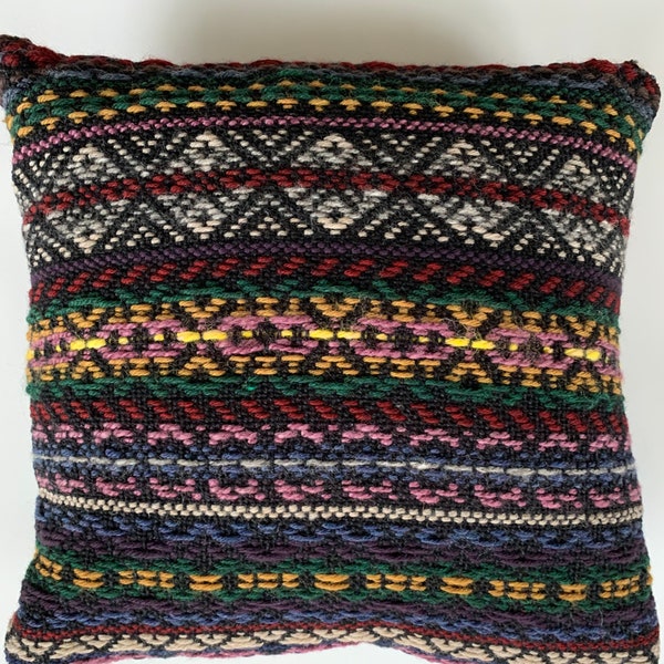 Handwoven Pillow, w/removable insert