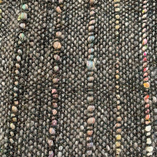 Handspun handwoven Black scarf, with shops Art Yarn and sparkle, lightweight