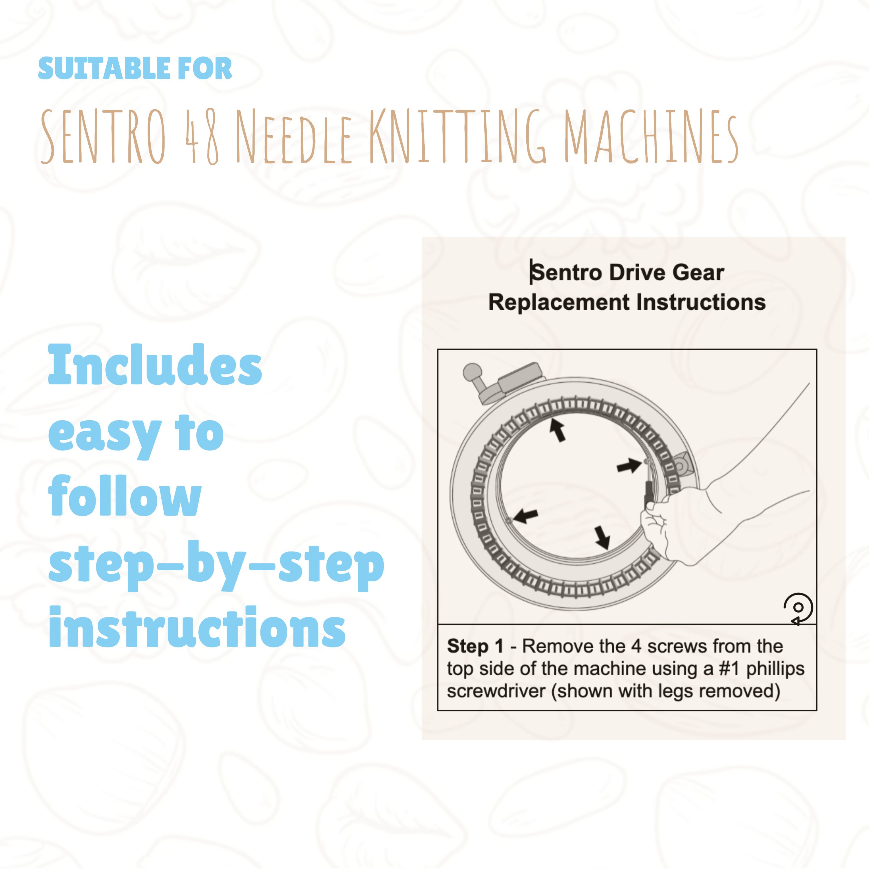 SENTRO 22 Needle Knitting Machine Inner Needle Guide Tube – JAMIT
