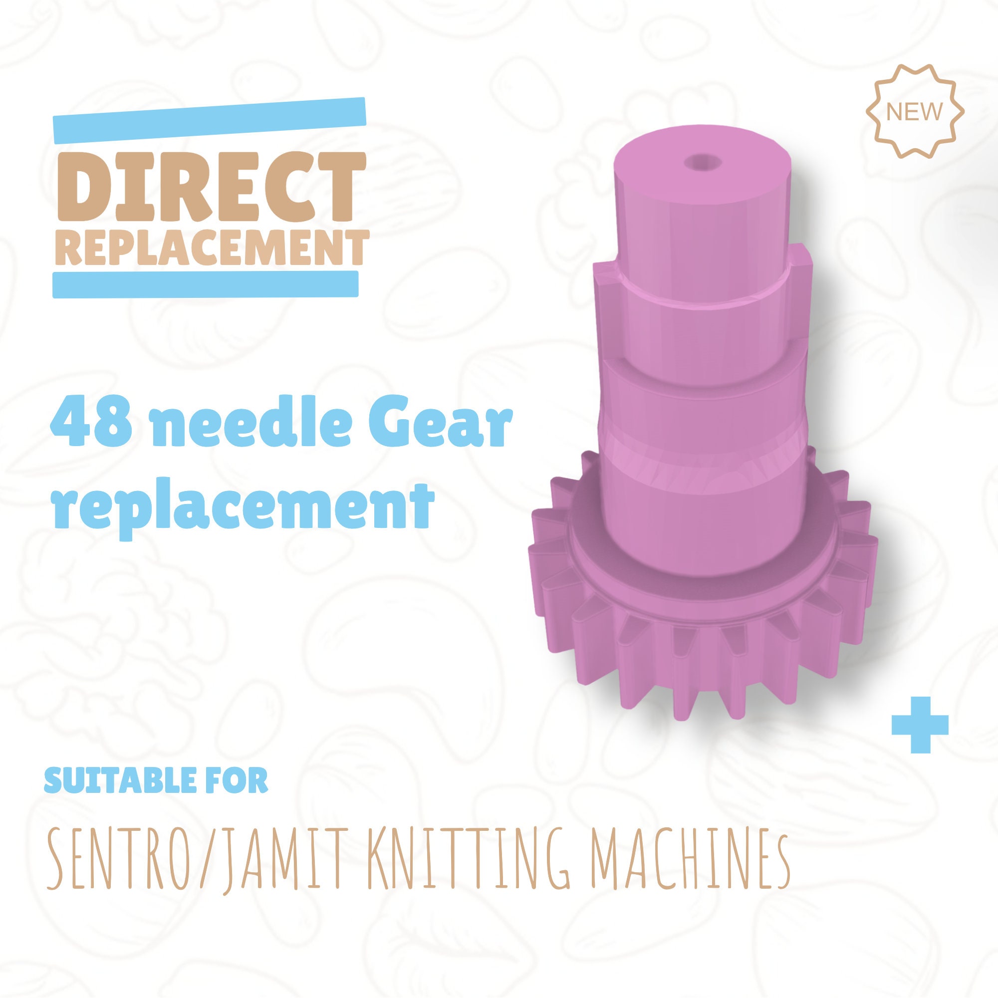 Sentro electric knitting machine adapter 40-48 pin 