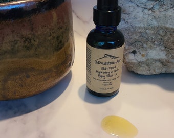 Biologische gezichtsolie voor huidvoeding: veganistisch squaleen CoQ10-serum