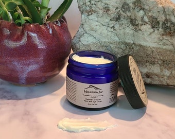 Organic Aloe & Hyaluronic Acid Face and Eye Cream - Anti-Aging Vegan Moisturizer (2 oz)