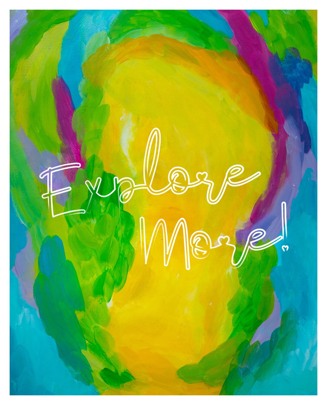 Positive Words Art Print Quotes to Live by Wanderlust Etsy