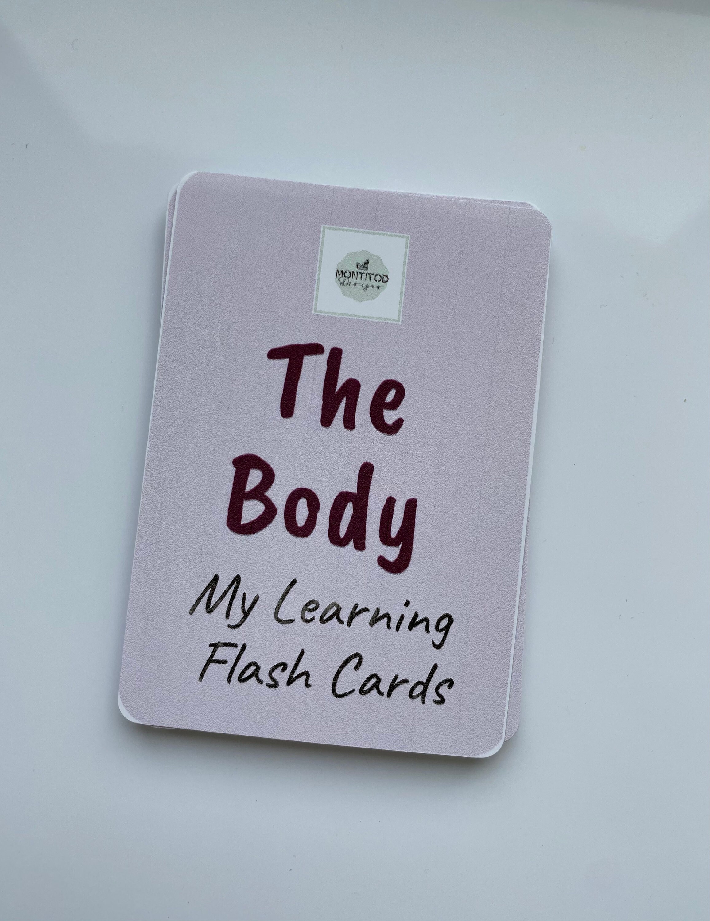 Toddler Flash Cards the Body | Printable Flash Cards | Early Years ...