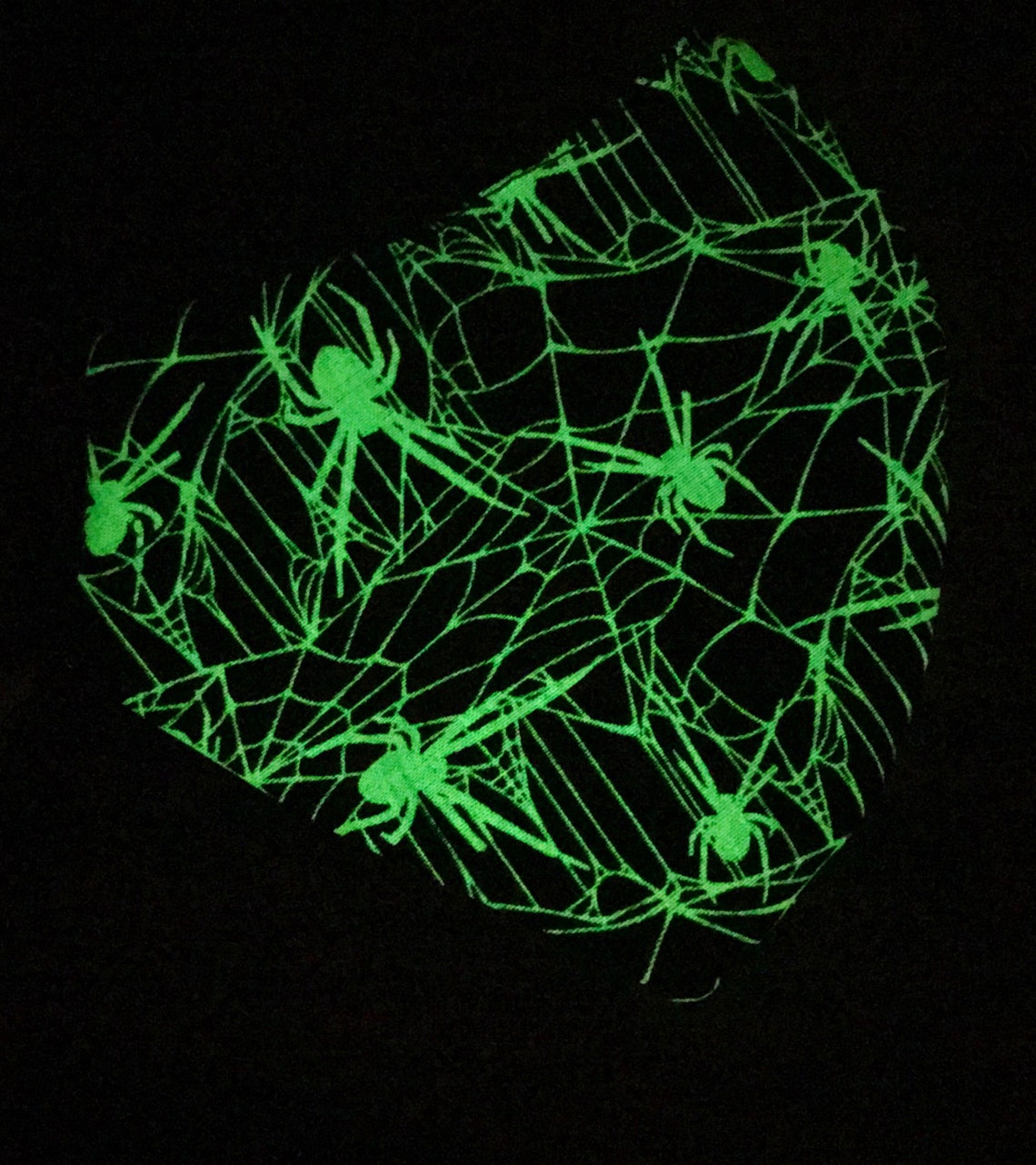 Glow in the dark Spiders and Webs gezicht kunstcollectie Etsy